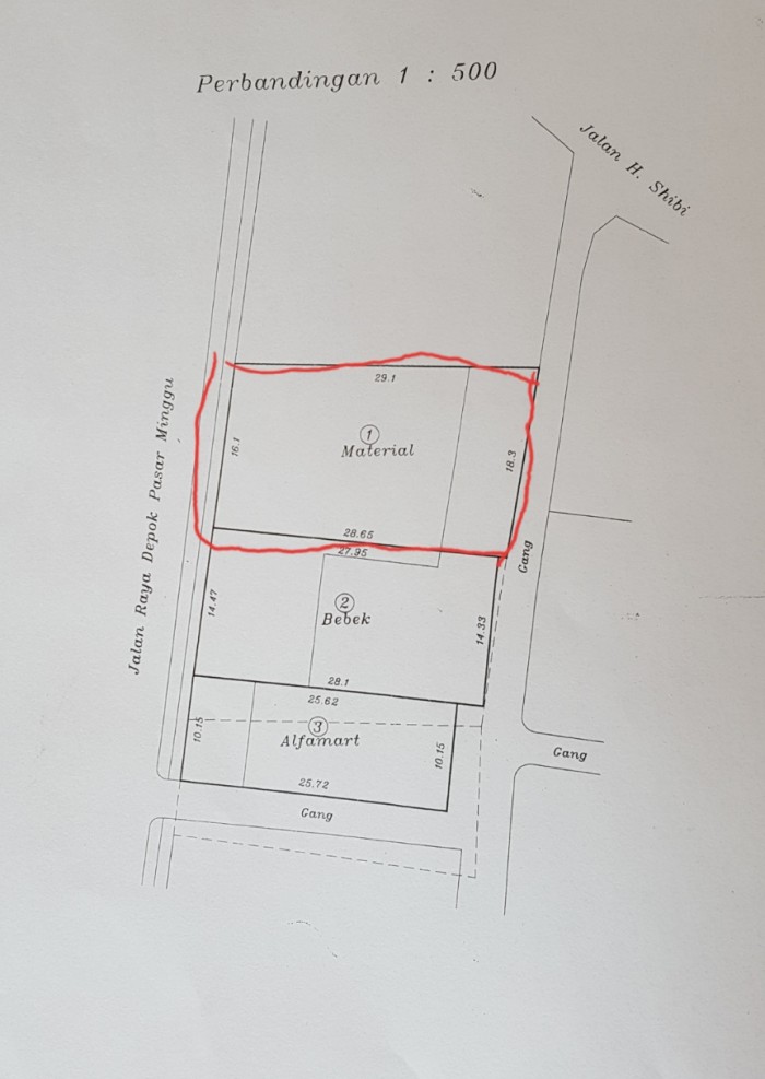 Tanah dijual di Jagakarsa Jakarta Selatan